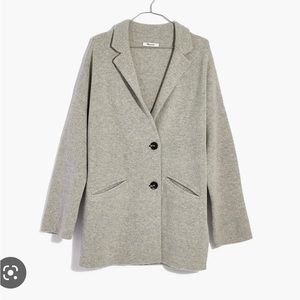 Madewell sweater blazer coat
